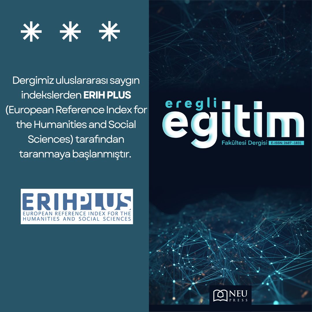 Ereğli Eğitim Fakültesi Dergisi (@neueefd) on Twitter photo 