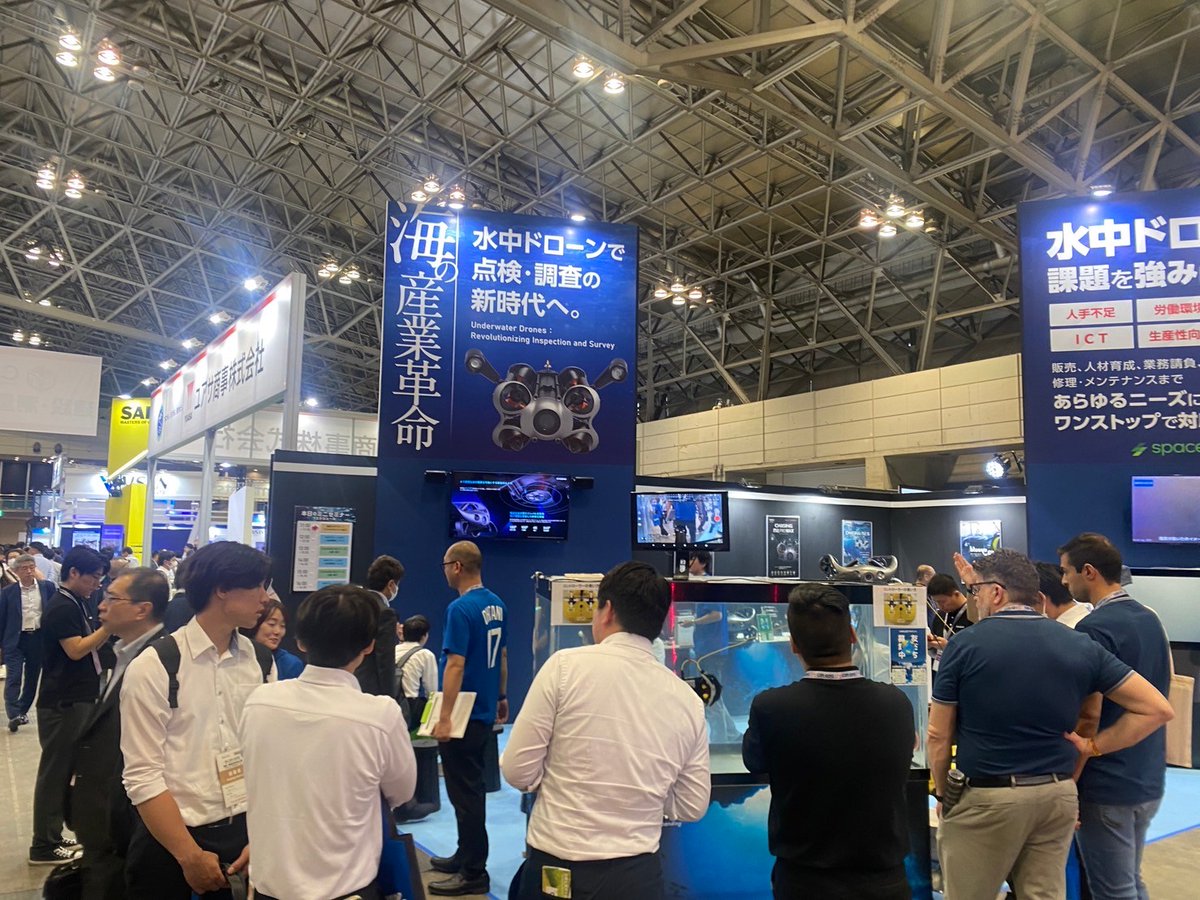 CHASING_JP's tweet image. 【第6回建設・測量生産性向上展（CSPI-EXPO2024）】のスペースワンブース（小間番号21-82）で
CHASING X初公開！24日（金）16：00まで！

ブース内は毎時間お役立ちミニセミナーも開催中！

初公開プレスリリース
prtimes.jp/main/html/rd/p…

#CHASINGX #CHASING #水中ドローン #スペースワン