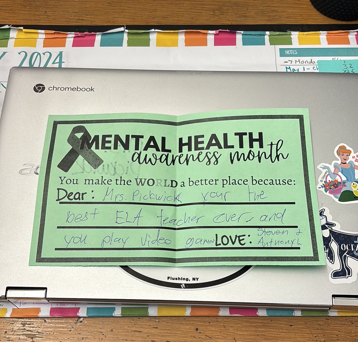 Mrs. Pickwick (@mrs_pickwick_) on Twitter photo A lovely Wednesday pick-me-up for Mental Health Awareness Month thanks to <a href="/SamJannotte/">Samantha Jannotte</a> and <a href="/OsideSchool5/">OsideSchool5</a> 💙🩵 A lovely Wednesday pick-me-up for Mental Health Awareness Month thanks to <a href="/SamJannotte/">Samantha Jannotte</a> and <a href="/OsideSchool5/">OsideSchool5</a> 💙🩵