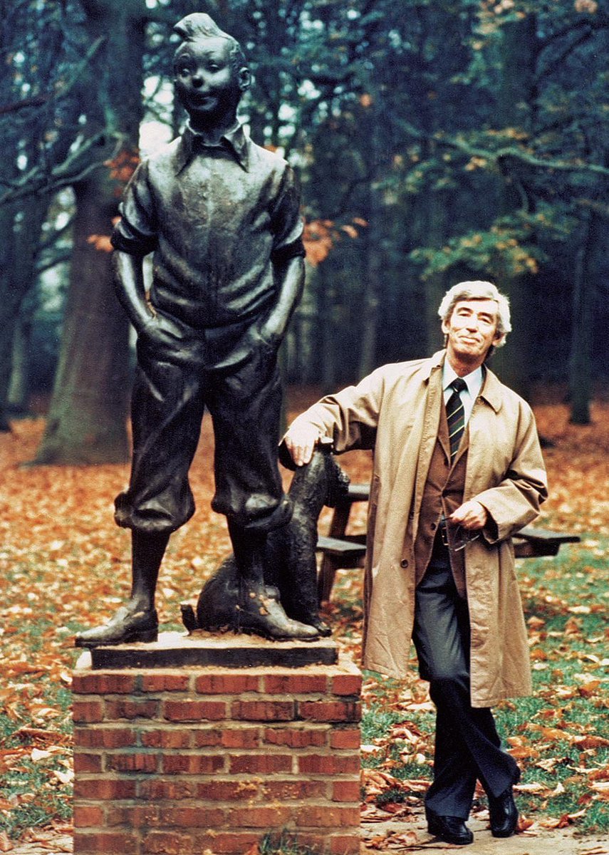 En 1907, naissance d'Hergé, décédé en 1983 🙏