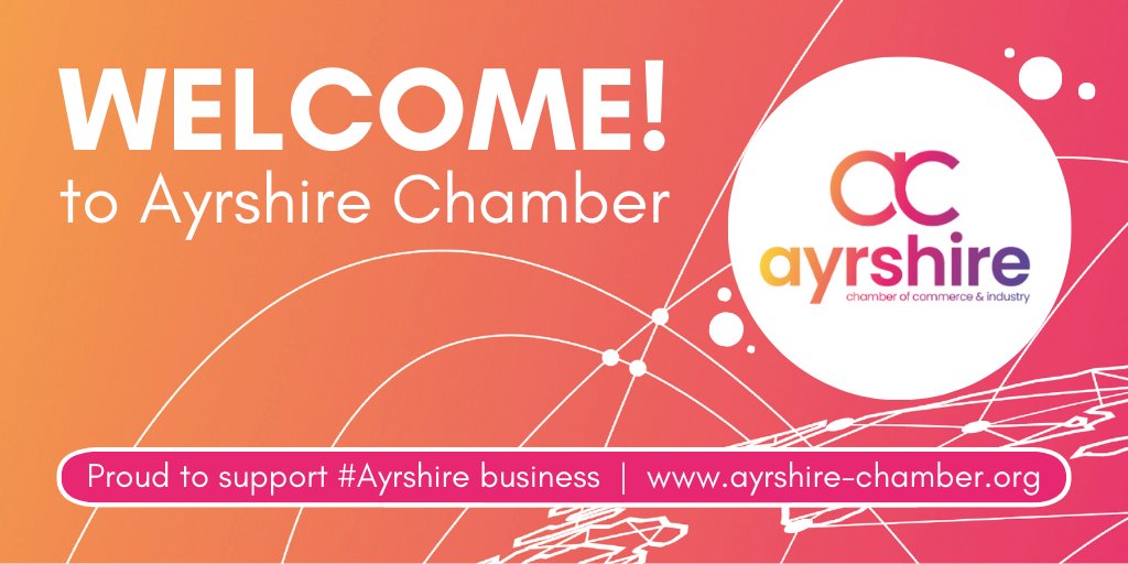 Welcoming our newest Silver and Bronze members! 👉🏻 Ayrshire Blinds Ltd 👉🏻 Artist McGregor 👉🏻 Dr Rebecca White Aesthetics 👉🏻 Frasia Wright Associates Join your local chamber today - bit.ly/YourChamber_Fi… #AyrshireChamberConnects