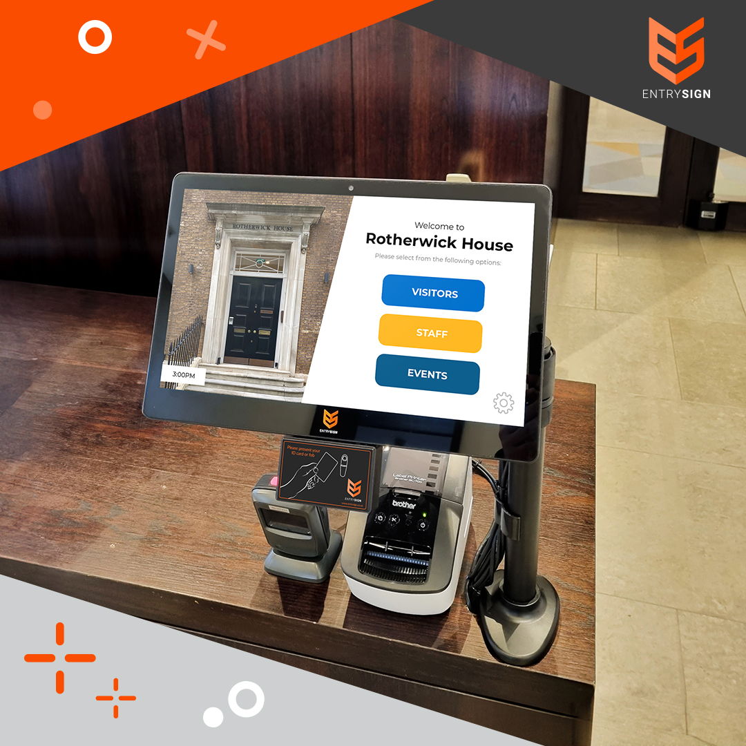 EntrySign's tweet image. Check out this NEW INSTALL! 👏

EntrySign is centre stage for ECA Ltd. Offering a warm welcome, staff, visitors and event attendees can sign in at the touch of a button!

Reduce admin, greet visitors, and impart a modern feel. 😀

#newinstallation #visitormanagement #signin