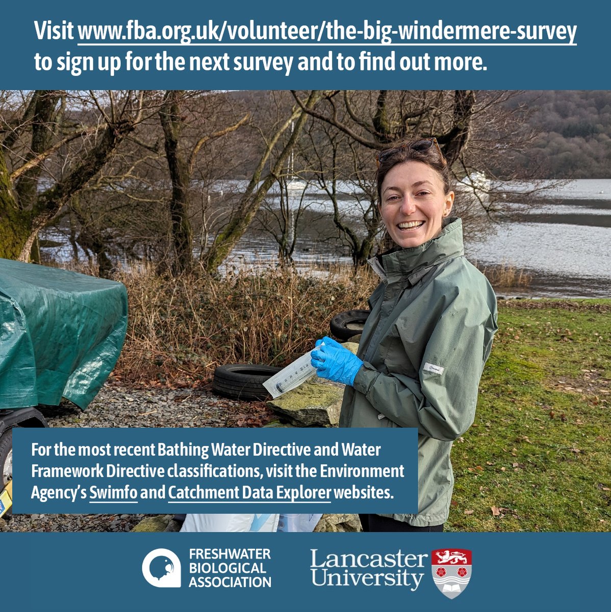 Winter 2024 Survey results released for our #BigWindermereSurvey #CitizenScience project in collaboration with @LancsUniLEC. Here are our key findings. The full report can be found at: fba.org.uk/fba-voice/big-… #FreshwaterScience