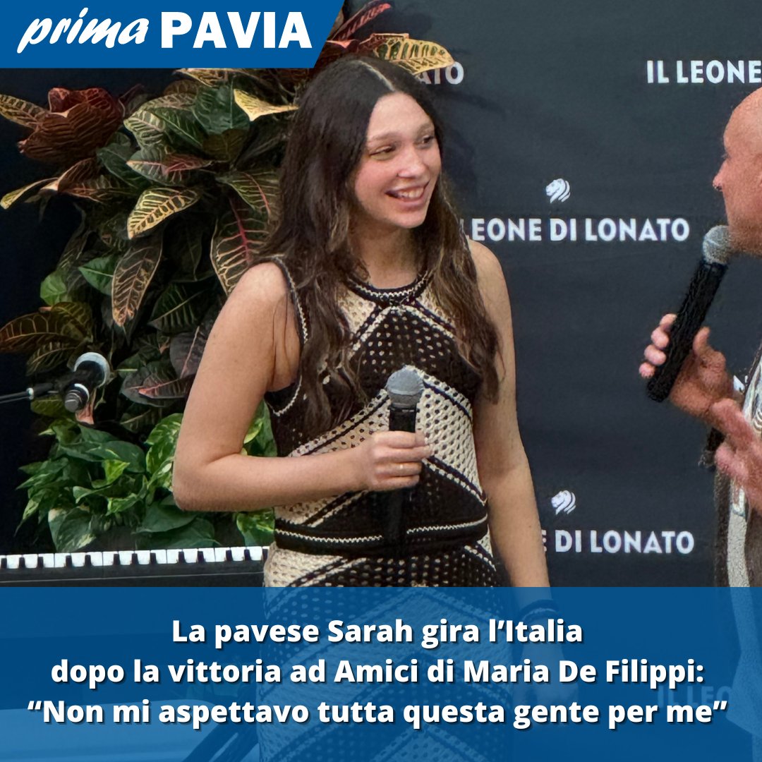 PrimaPavia's tweet photo. LEGGI QUI: https://t.co/LYLzoF3b39
#sarah #sarahtoscano #amicidimariadefilippi #amici #amici2024 #firmacopie #instoretour #sexymagica #vigevano #pavia #touche https://t.co/aC5yTUEX3X