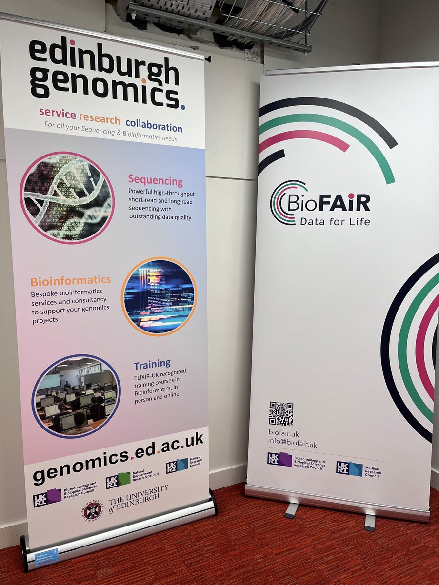 @BioFAIRUK have made it to @EdinburghUni hosted by @edgenome. Looking forward to an afternoon of great discussions. #FAIR #DataSharing #DigitalResearchInfrastructure