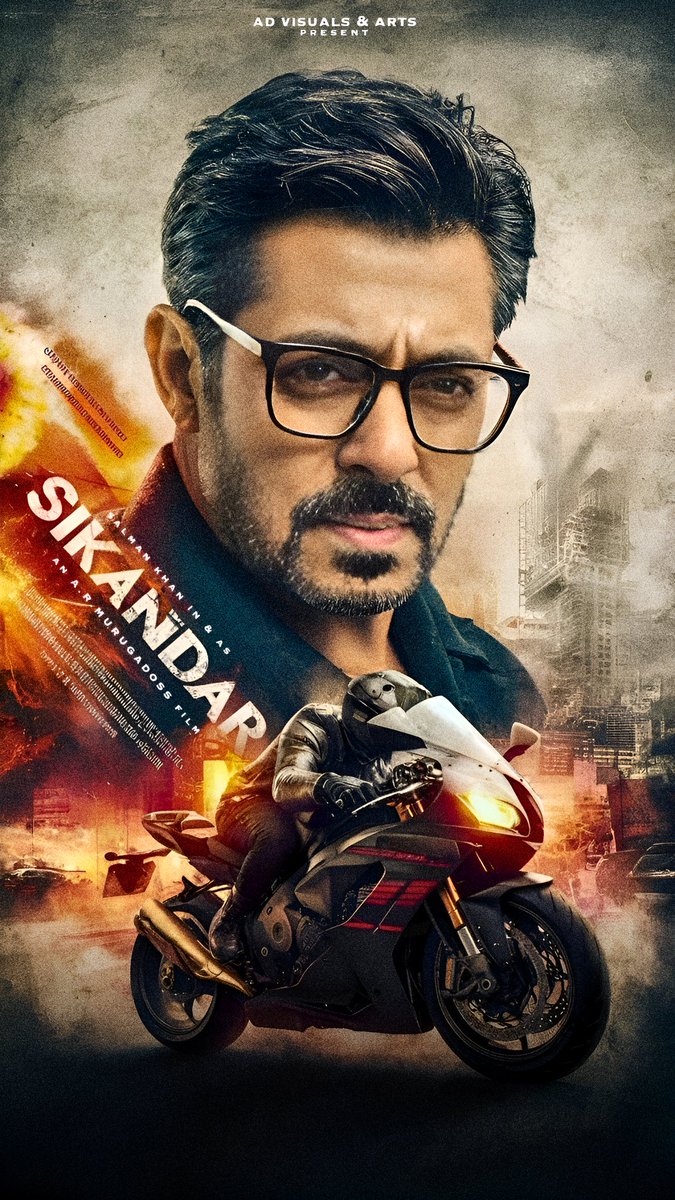 Unitedagainforu's tweet photo. Here it is ! 
Sikandar is coming 💥 
Wait for tomorrow 😉 ! 

Feedback in comments! @
#SalmanKhan x #armurugadoss x  #RashmikaMandanna x #SajidNadiadwala x #pritam 
#Prabhas #ShahRukhKhan #sikandar #alluarjun #Kalki2898AD https://t.co/KDcadZty6r