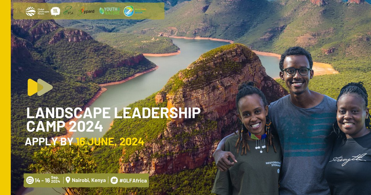 Global Landscapes Forum (GLF) 2024 Landscape Leadership Camp for young Africans. (Scholarships Available) @GlobalLF #ThinkLandscape bit.ly/3WSsa4i
