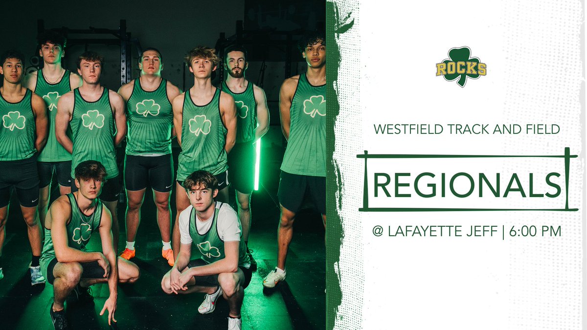 🏃MEET DAY🏃
<a href="/WestfieldXCTF/">Westfield XCTF</a> 

🏆 <a href="/IHSAA1/">IHSAA</a> Regional
📍Lafayette Jeff High school
⏰6:00 PM
🎟️public.eventlink.com/tickets?t=78545
📈milesplit.live/meets/622487