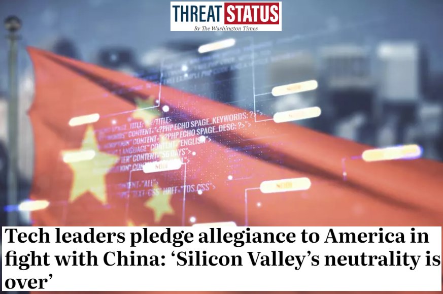 #CCPChina's policies endanger everything in #US, including employment! #CCP uses cyber theft, coerced technology transfer, licensing requirements at below-market prices, & China’s acquisition of US technology for strategic purposes! @HKokbore @softwarnet @mrbcyber 1/3