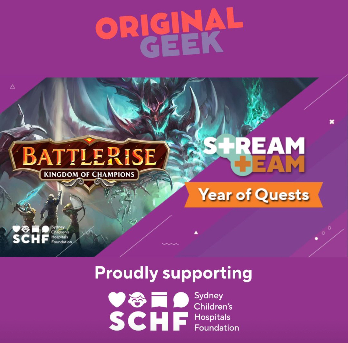 Excited to partner with the Sydney Children's Hospital Foundation! Together, we'll support their vital work providing specialized medical care to children in need. Thank you @schf_kids for all you do! 👶🏥 Join us this month as 26 streamers communities unite for this