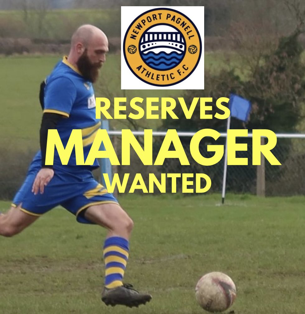 newport_fc's tweet photo. Newport Pagnell Athletic are looking for a Reserve team manager to take on the team for the 2024/25 season.
This would be an ideal opportunity for someone who has coached in Youth football and would like to take their experience into the men’s game. Anyone interested please DM https://t.co/bhCEqAihXe