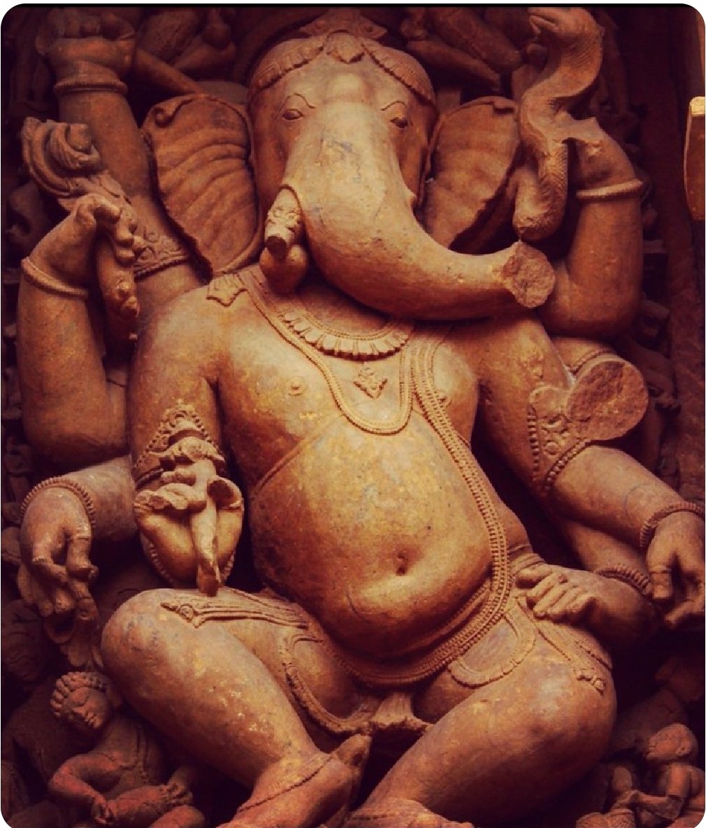 Do we need anybody's validation???

🔸Sculptors had the art of creating a movement feature in statues. 
Look at the posture & the moving belly of dancing Ganesha.

🔸From Kandariya Mahadev Temple, Khajuraho. Circa 1030 AD.
