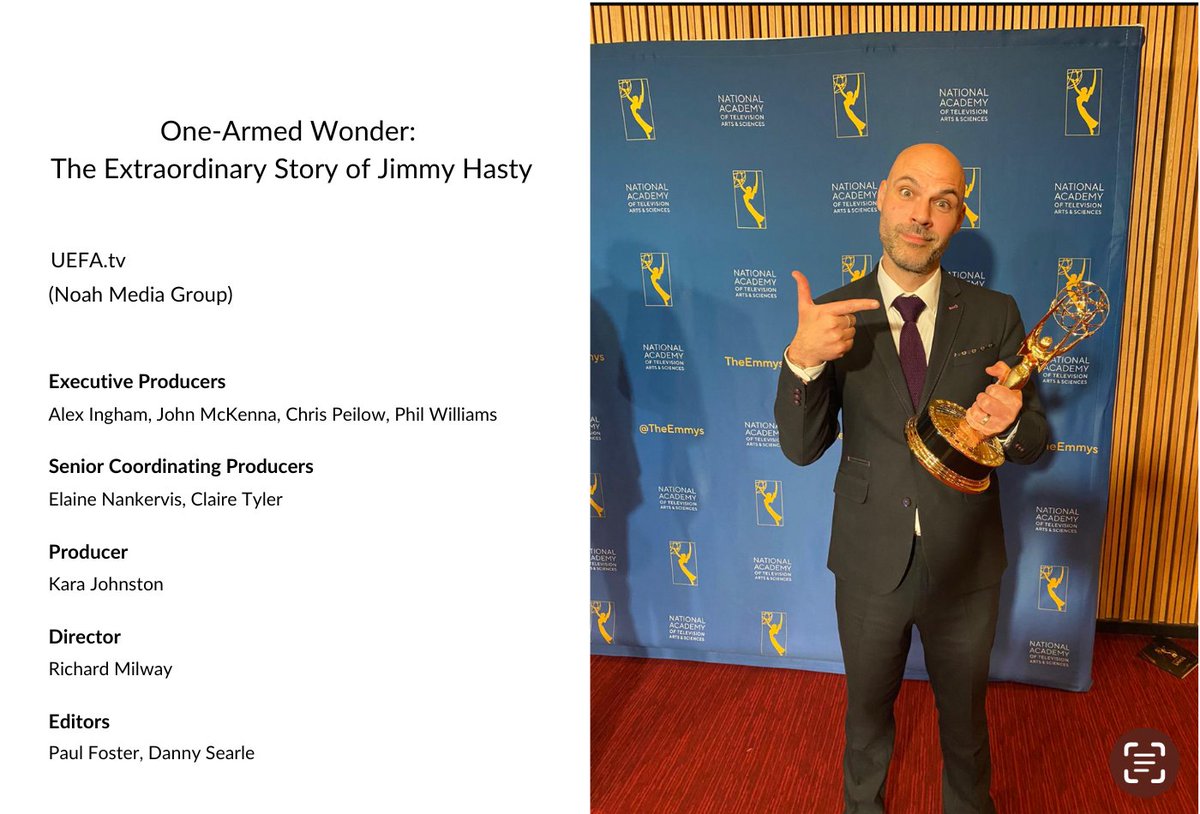 Emmy Award for Jimmy Hasty Documentary dlvr.it/T7DvV7