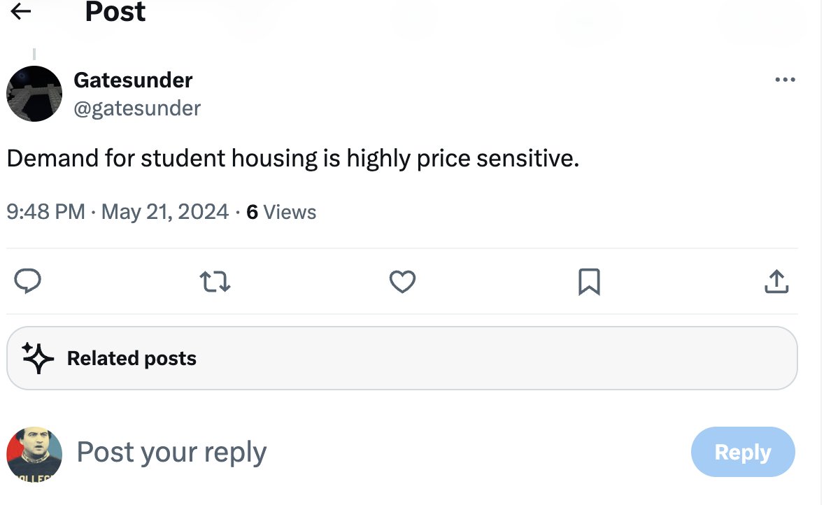 IMO the opposite is true Raise the rent $100 on 5 kids? It's only $20 each + they're not paying for it. Lower the rent $100 on 5 kids? Same thing. $20 each + they're not paying for it. Pricing when the decision maker is not price sensitive is harder than it looks.