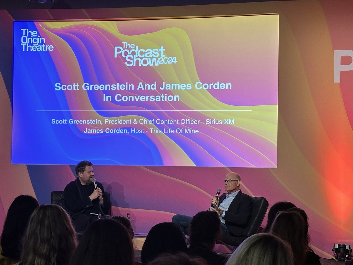 Interesting to hear James Corden share how he was told by Sirius that his podcast would not travel without video. #PodShowLDN Agree or disagree people?