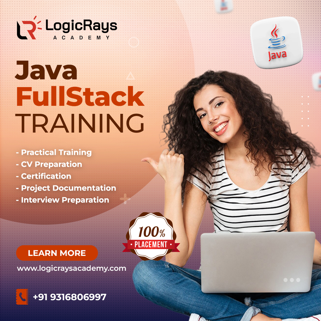Logicraysacad's tweet image. Starting New Java Full Stack batch soon, If you want to build your career in Java Full Stack then take a visit at LogicRays Academy. For more information feel free to contact on 9316806997 or else please visit us at logicraysacademy.com
#java #javafullstack #javafresher #