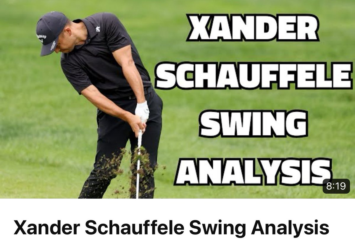 Watch my latest YouTube video! Xander Schauffele golf swing analysis youtu.be/8lvnn8o8Rkc?si… #golfer #golfswing