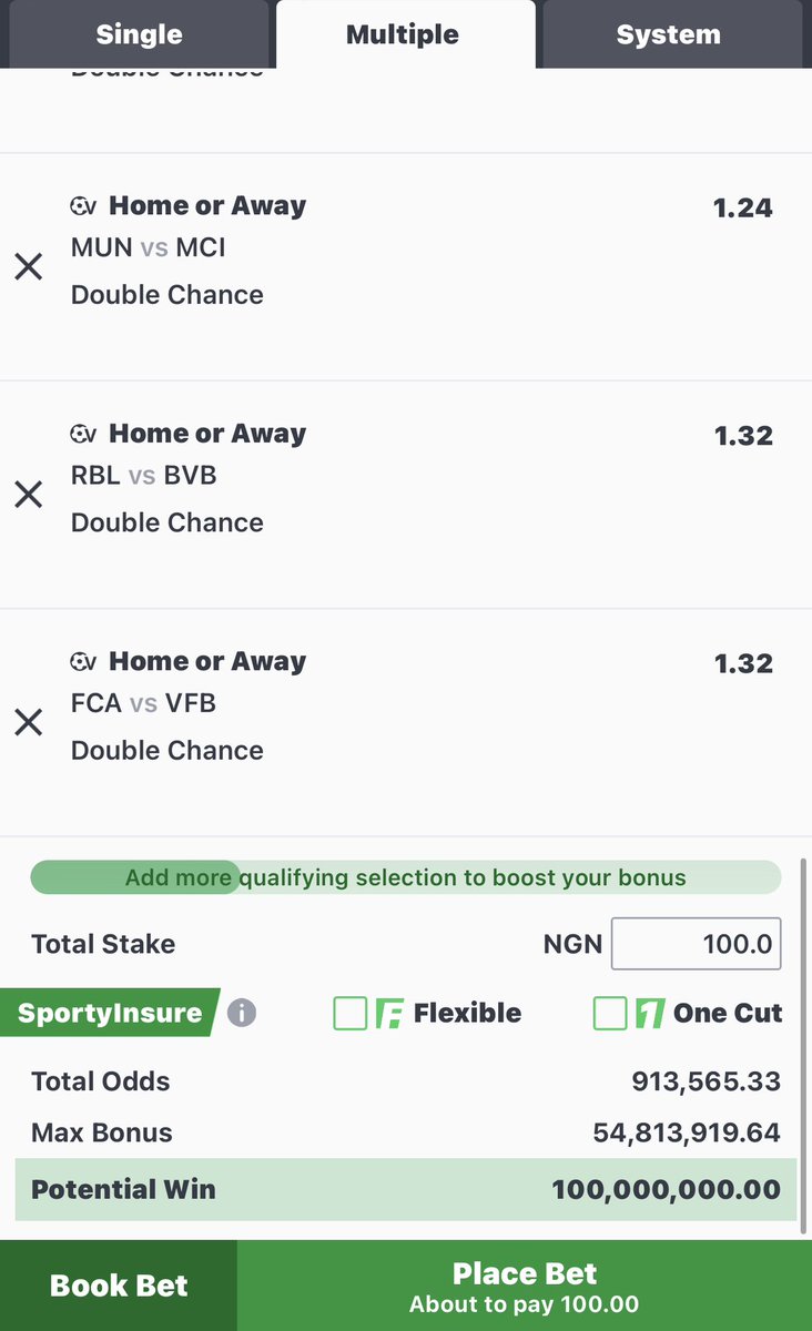 Double chance 12 

Flex by 3 still 40 millionaire 

We're booming 

If you’re interested and ready to boom Tap ❤️ Like Button