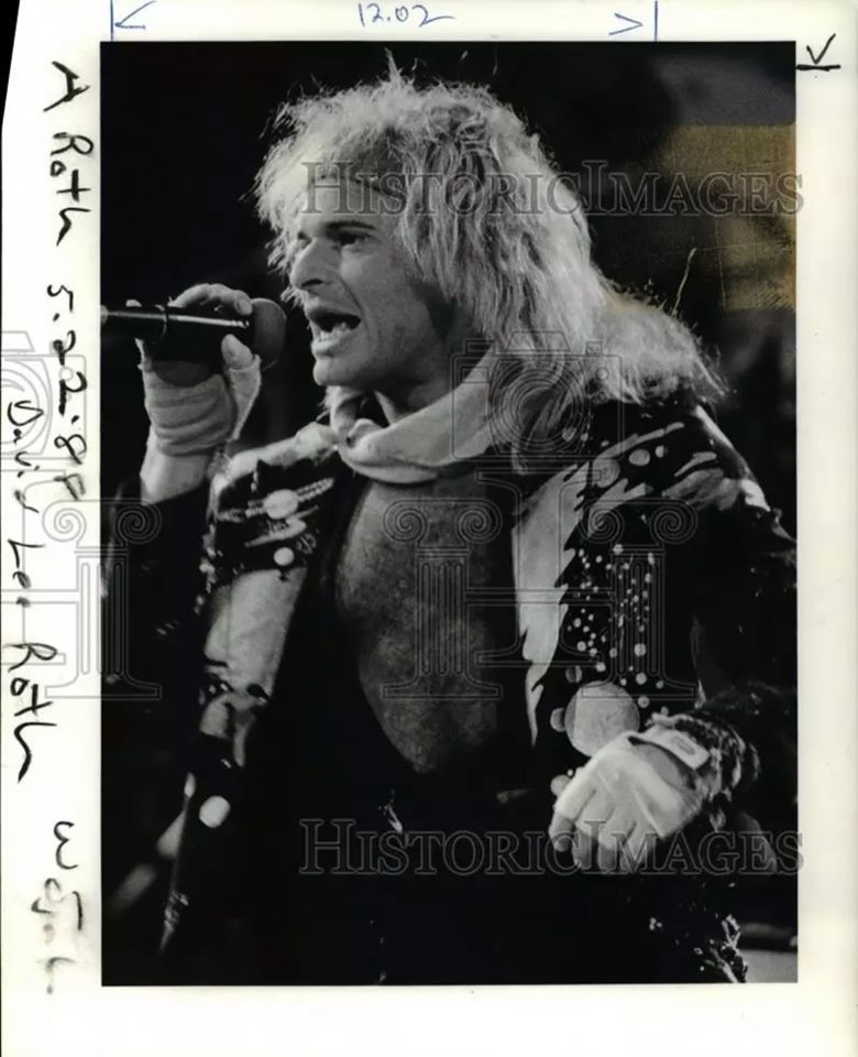 This Day in VH 5/22/1988: @DavidLeeRoth plays the Memorial Coliseum in Portland, Oregon.