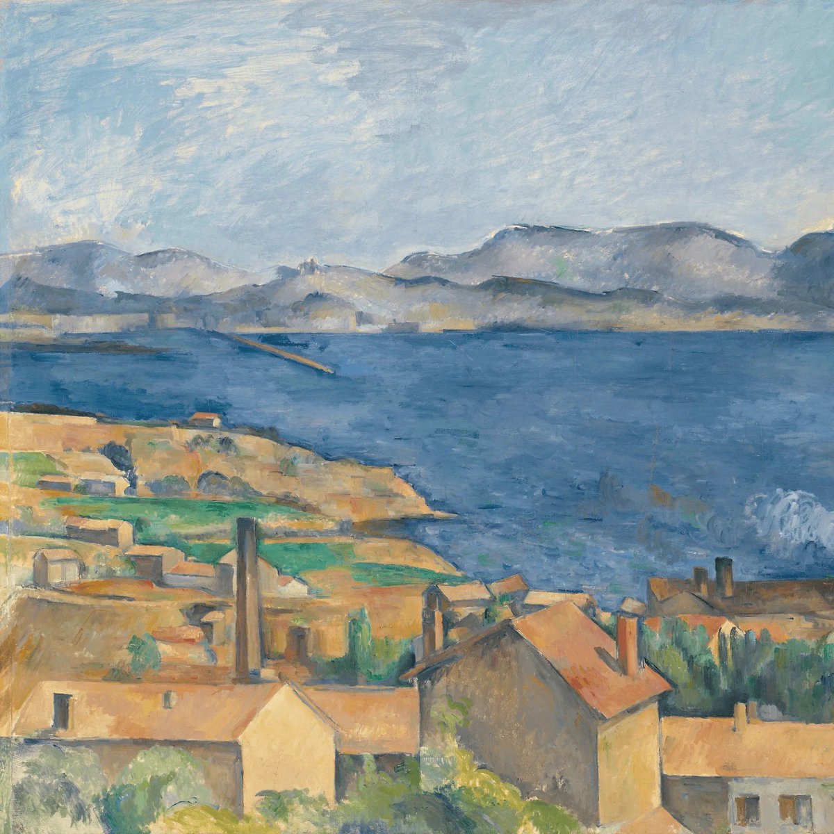🎨🖼️ #thebayofmarseillesseenfromlestaque #paulcézanne #paintbynumber #colorbynumbers