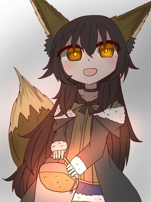 「fox ears yellow eyes」 illustration images(Latest)