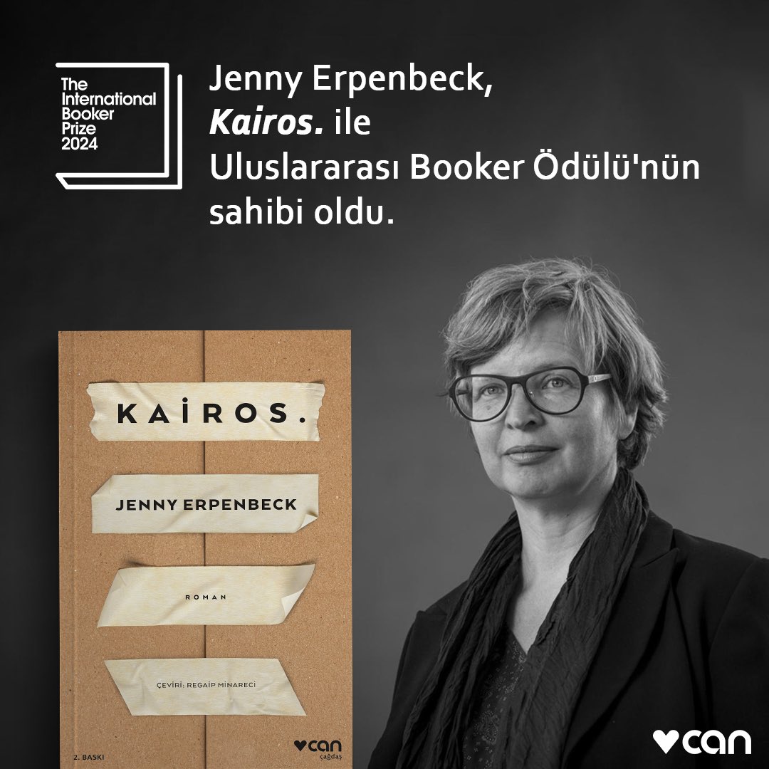 Dünyanın en prestijli edebiyat ödüllerinden Uluslararası Booker Ödülü'nün bu yılki kazananı geçtiğimiz mayıs ayında okurla buluşturduğumuz 'Kairos.' romanı ile Jenny Erpenbeck oldu. ♥️ Jenny Erpenbeck 'Kairos.'ta arzu, saplantı ve şiddet arasındaki görünmez sınırları