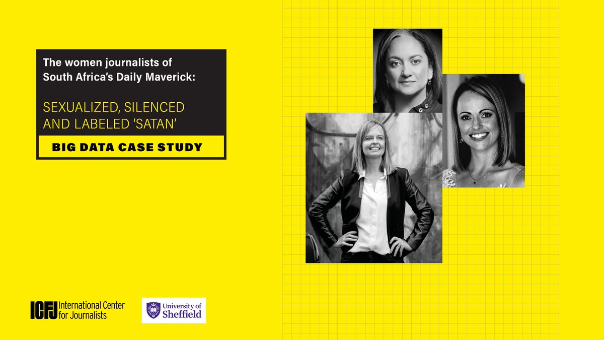 📣 New research! The women journalists at <a href="/dailymaverick/">Daily Maverick</a> are routinely harassed, discredited &amp; threatened online. Our research team, led by <a href="/julieposetti/">Dr. Julie Posetti</a>, analyzed 270,000+ tweets directed at these journalists to understand who is behind these attacks: buff.ly/49hdzD4