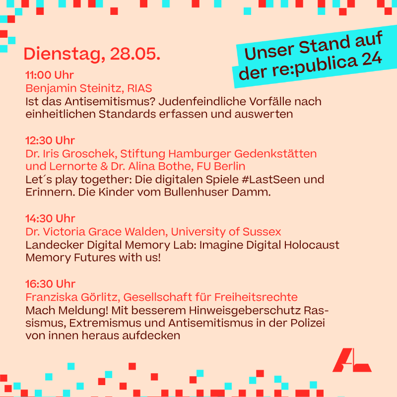 alfredlandecker's tweet photo. Du bist auf der @republica? 

Dann schau bei einer der Sessions an unserem Stand vorbei und komm mit uns und vielen unserer Projektpartner ins Gespräch. Vom 27. bis 29. Mai in der #STATIONBerlin. 

Das #Landecker Programm für die #rp24 ⬇️