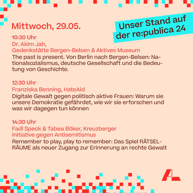 alfredlandecker's tweet photo. Du bist auf der @republica? 

Dann schau bei einer der Sessions an unserem Stand vorbei und komm mit uns und vielen unserer Projektpartner ins Gespräch. Vom 27. bis 29. Mai in der #STATIONBerlin. 

Das #Landecker Programm für die #rp24 ⬇️