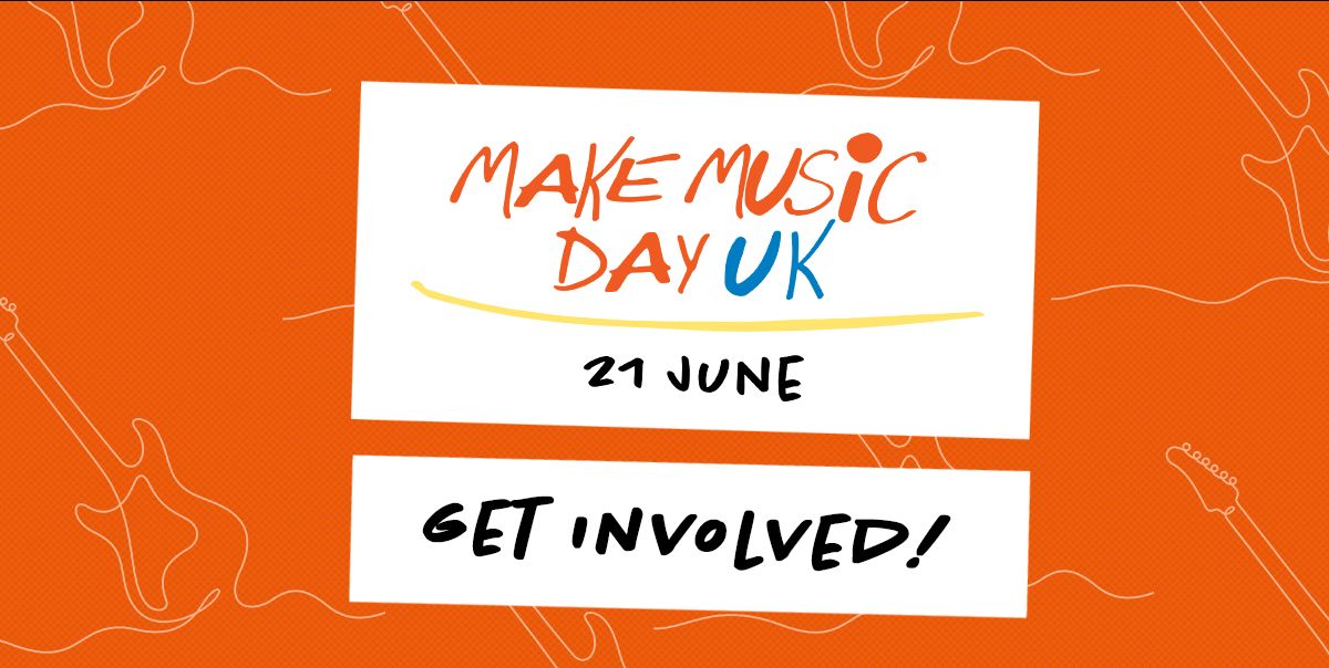 🧡 Everyone can get involved with @MakeMusicDayUK - an annual celebration of music-making that takes place in communities across the world on 21 June. You can take part by performing, being a venue for an event, or attending an event. More info: makemusicday.co.uk/get-involved
