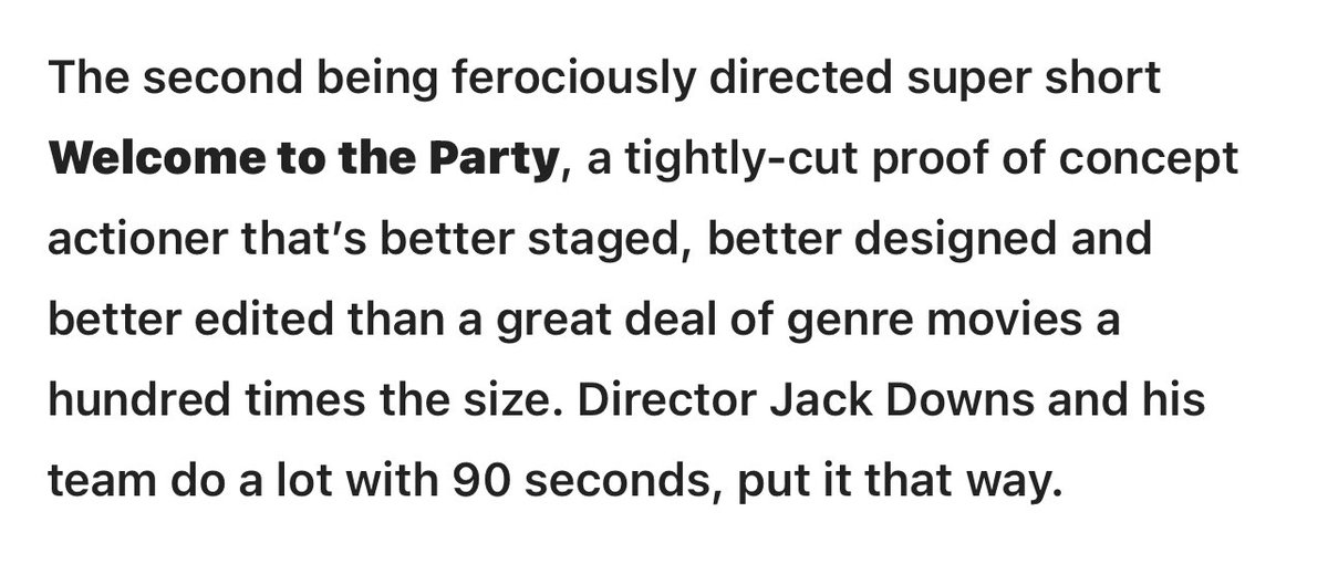 Jack Downs (@jackdownsfilm) on Twitter photo Thanks for checking out the films and for the write up <a href="/BMLRobins/">Ben Robins (has left for BlueSky)</a> from <a href="/HeyUGuys/">HeyUGuys Movie News</a> - put a big smile on the teams face and also means the world to me personally 🙏🏻 Thanks for checking out the films and for the write up <a href="/BMLRobins/">Ben Robins (has left for BlueSky)</a> from <a href="/HeyUGuys/">HeyUGuys Movie News</a> - put a big smile on the teams face and also means the world to me personally 🙏🏻