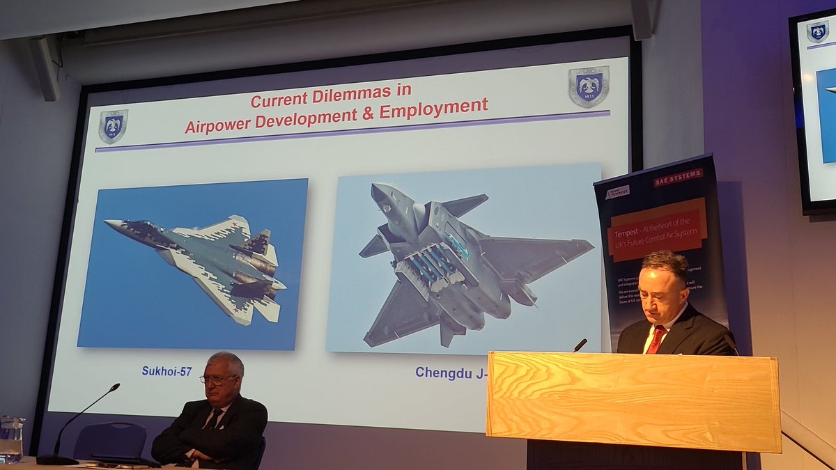 Since Gulf War 1, US & West have relied on stealth - but now that adversaries have stealth - what would a fight between 2 stealth fighters look like? Like a fight in a darkened room with 2 people with flashlights & guns, says Turan. #FCAS24