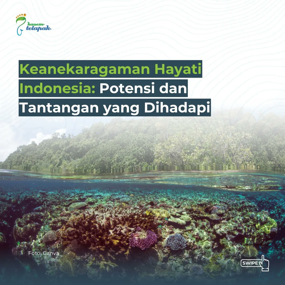 Indonesia dikenal sebagai salah satu negara mega-biodiversitas, dengan sejumlah besar spesies tumbuhan, hewan, dan mikroorganisme yang mendiami berbagai ekosistem mulai dari hutan hujan tropis hingga terumbu karang.
