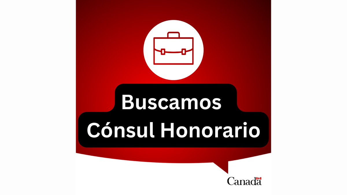 En nombre del Gobierno de Canadá, la Embajada de Canadá en Madrid está buscando candidatos/as para ser Cónsul Honorario en Málaga. 📅 Candidaturas aceptadas hasta el 3 de junio de 2024 ℹ️ [EN] - ow.ly/xw2e50Ryfb2 ℹ️ [FR] - ow.ly/nM3o50Ryfb3