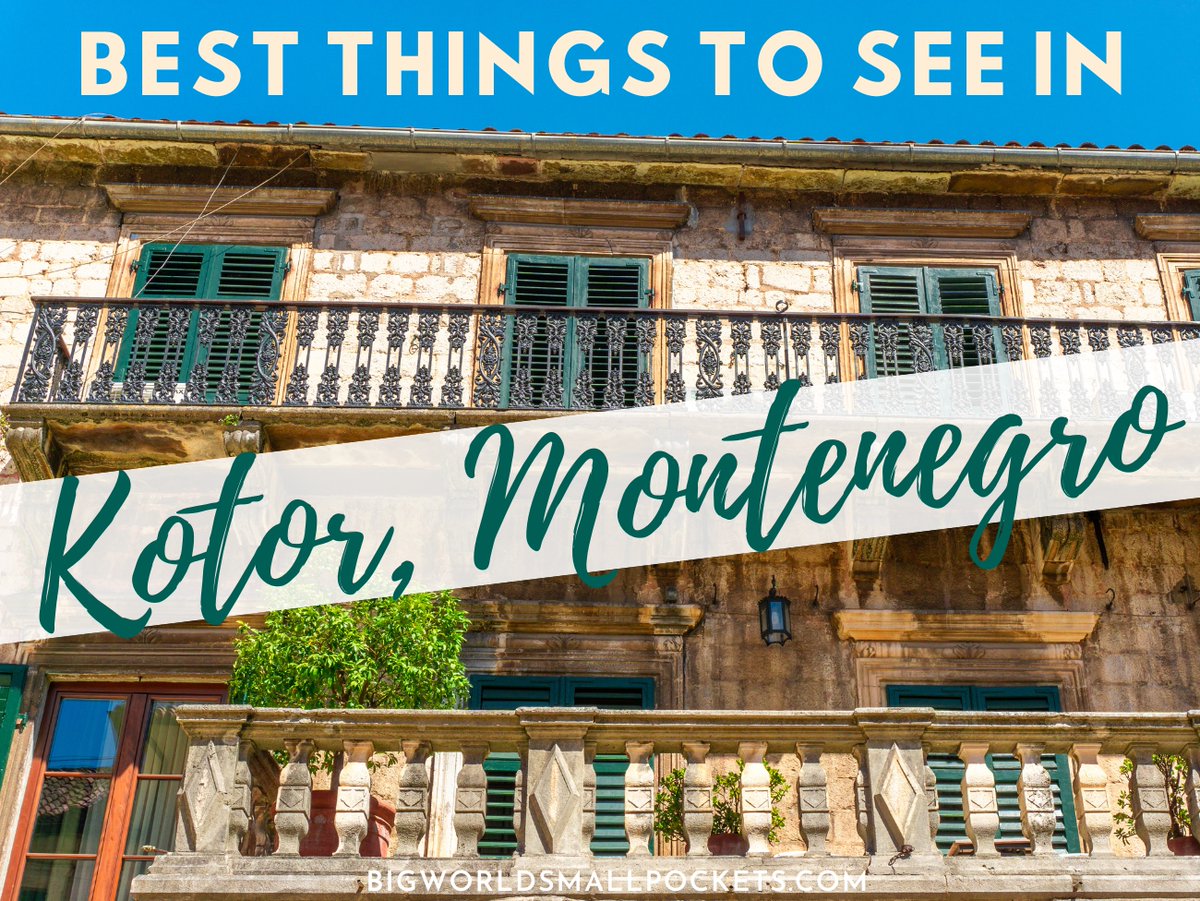 Travelling Montenegro? Here's some recommendations for the best things to see in Kotor, plus a full travel guide to this stunning town... bigworldsmallpockets.com/kotor-monteneg… #kotor #travelmontenegro #balkanstravel