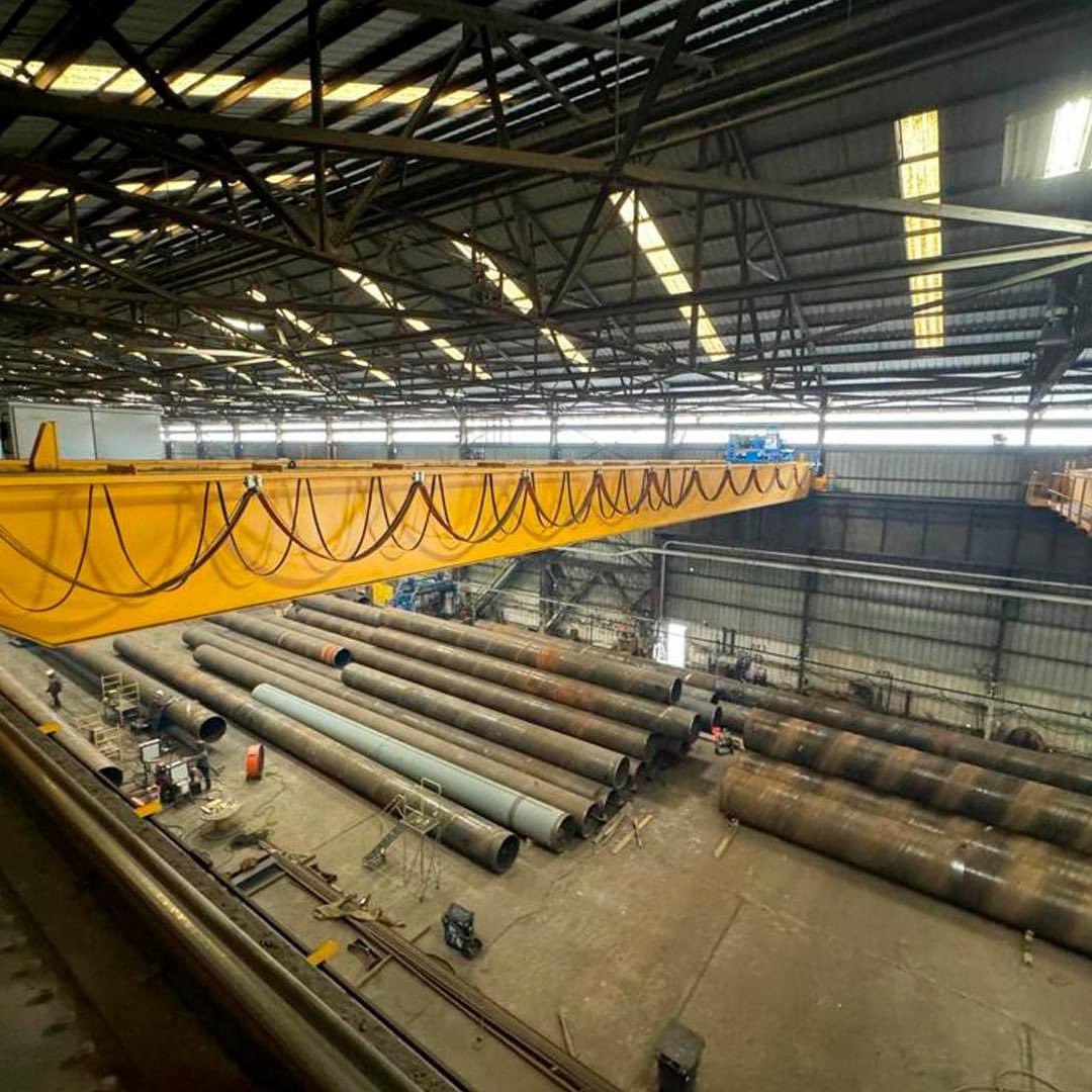 bvscrane's tweet photo. United States of America, Steel Pipe Production Plant 2023, 20 ton Double Girder Overhead Cranes

Amerika Birleşik Devletleri, Çelik Boru Üretim Fabrikası 2023, 20 ton Çift Kiriş Gezer Köprülü Vinçler

#processcrane #chargingcrane #teemingcrane #castingcrane #billetcrane https://t.co/0mV4v748Zc