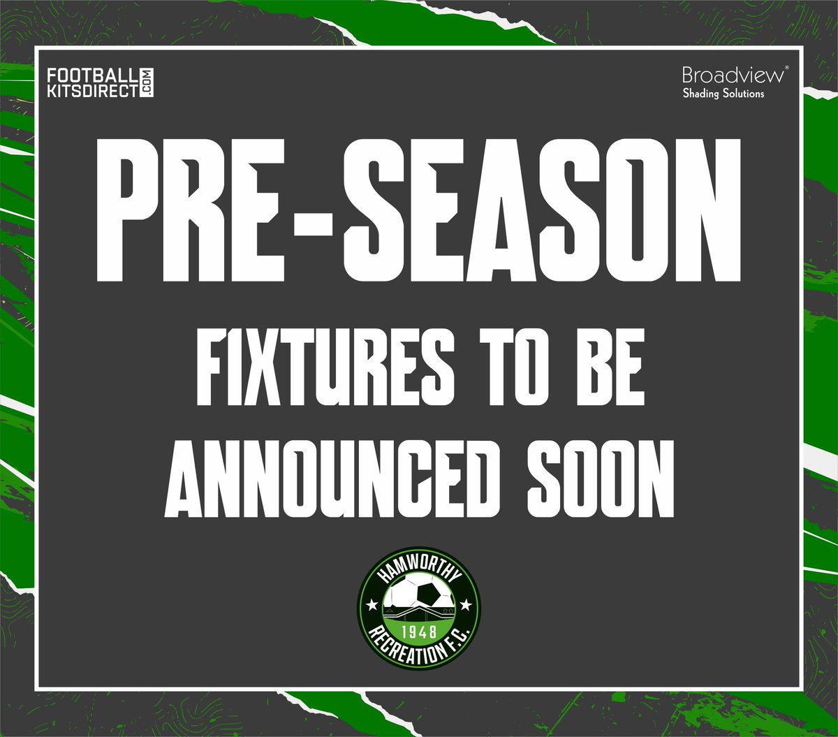 𝗣𝗿𝗲-𝗦𝗲𝗮𝘀𝗼𝗻 | 🗓 We are close to confirming all of our pre-season fixtures. Keep your eyes on our socials for all info.