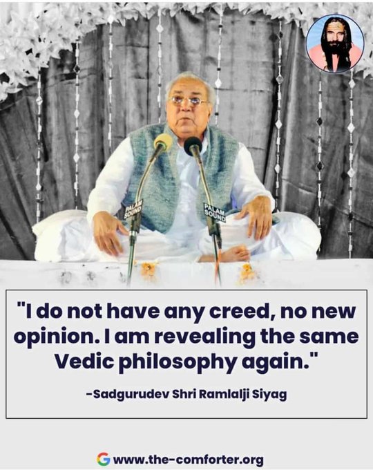 #ReligionIsScience Gurudev Siyag's Siddhayoga does not interfere with the religious beliefs of the seeker. It is a practical tool that takes care of all your needs