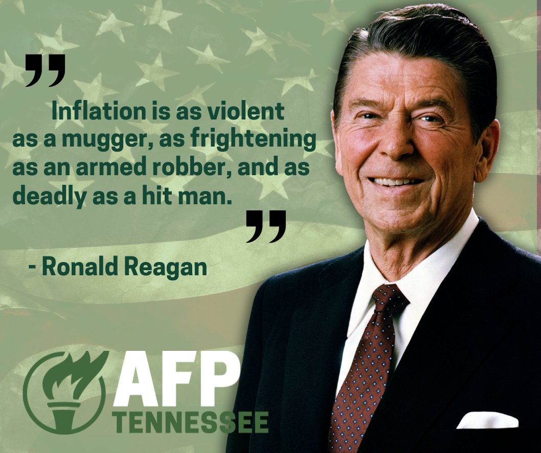 Inflation under BIDENOMICS is hurting Americans every day. Don't you wish we had a President like Ronald Reagan who understood the damage inflation can do? #ReaganWednesdays