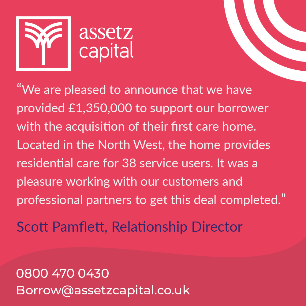assetzcapital's tweet photo. 🎉 Completed Deal! 🎉
 
We are thrilled to announce the successful completion of a commercial mortgage for a first-time purchase of a 38-bed care home!

💰Loan Amount: £1.35m
🛏️ 38 beds
📈 LTV: 62%
Contact us today and let's make it happen together: https://t.co/zCXQwC5rKv https://t.co/fpUdPO4Aia