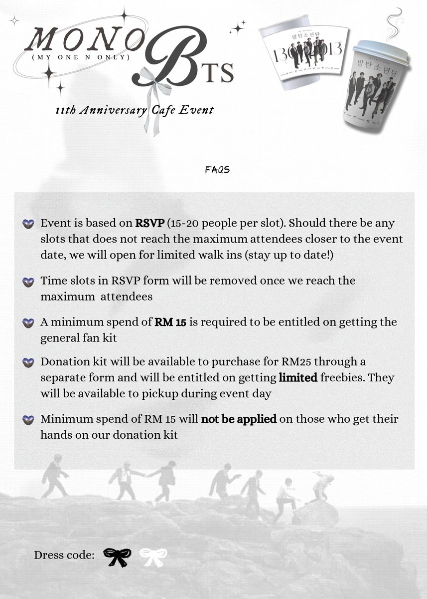monobangtan's tweet photo. cupsleeve and freebies preview are here જ⁀➴

ᡣ𐭩ྀི RSVP : https://t.co/TYO2KEZfAX

ᡣ𐭩ྀི donation kit : https://t.co/Q4FQT4zpBO

feel free to dm us should you have anything to ask 💌

#MONO_BTSinKL https://t.co/d58hgi4cAI