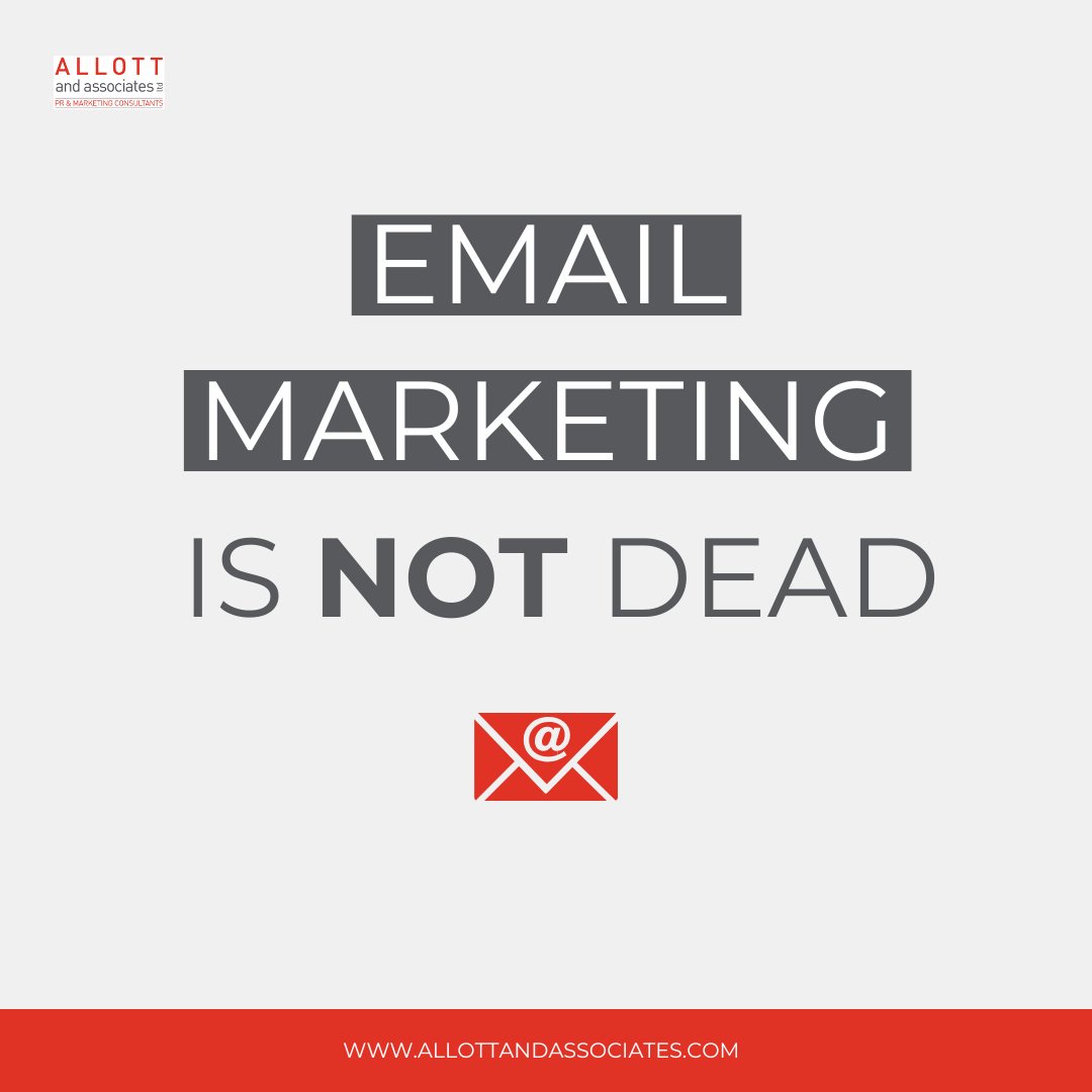 #EmailMarketing is NOT dead.

It's alive, kicking, and delivering successful results for #B2B businesses.

Providing valuable content to your target audience through email can attract new leads and build trust with potential customers.

Follow us for more!