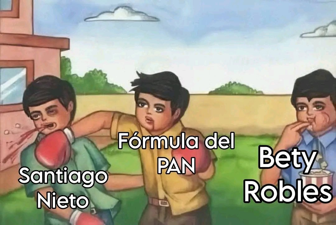 SrScooter's tweet image. A #Morena y a #SantiagoNieto les están dando una chinga. La cosa es de risa porque la compañera de formula del Ángel de la Justicia ya se echó a la hamaca y justo así pinta la cosa 👇