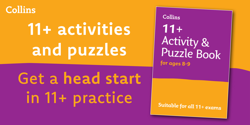 Help your child get a head start in 11+ practice with the 11+ Activity and Puzzle book. Designed for 8-9 year olds, the book introduces children to 11+ concepts with engaging activities and puzzles. Find out more: ow.ly/7ylm50ROBt8