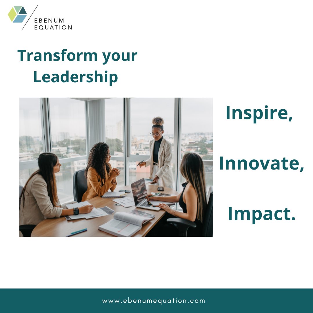 Great leaders inspire and drive change. Enhance your leadership abilities to create a lasting impact and foster innovation.#Coaching #leadership #EbenumEquation #BuildYourOwnAccelerator #BYOA #5%shift #InnovationInLeadership #EmpowerLeaders