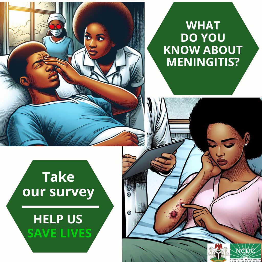 Your input is crucial in shaping better prevention, treatment and control strategies against #Meningitis in Nigeria.

📋Take our #Meningitis KAP Survey to share your knowledge, attitudes, and practices.

🔗Survey link
forms.gle/R5uxSdet2nPNQv…