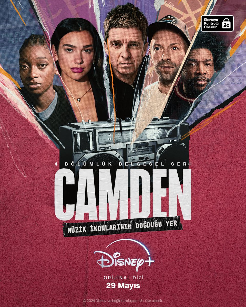 Parlayan yıldızların Camden'ı. Orijinal belgesel dizi #Camden 29 Mayıs'ta Disney+'ta.