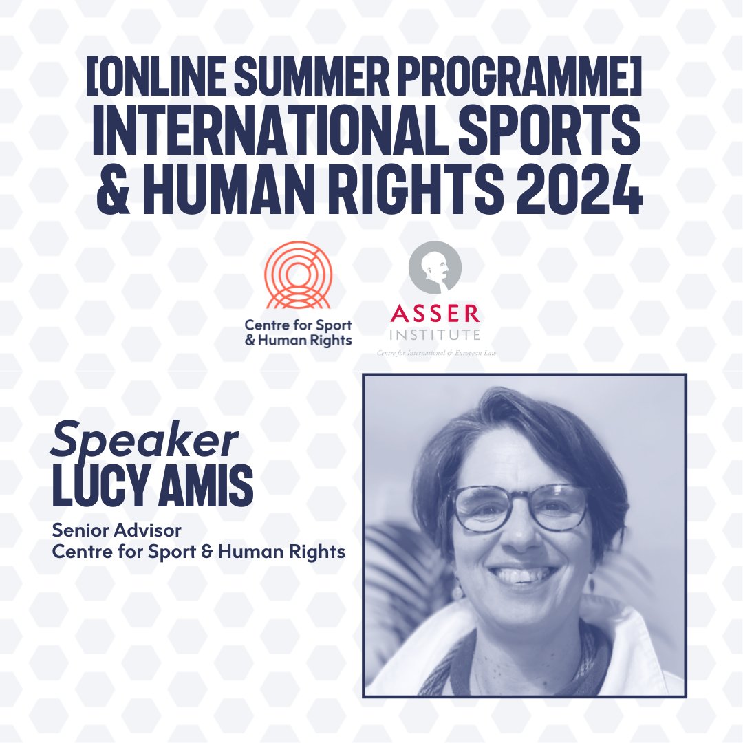 🚨Day 4 of the Summer School co-organised with @TMCAsser is underway! The Centre's Senior Advisor @Lucy_Amis is leading the session 'Mega Sporting Events Lifecycle, Games-Time Risks & the Role of #HumanRights Observers' #TeamHumanRights