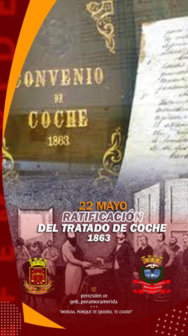 El #22May de 1863, los representantes de ambos bandos redactaron un acuerdo de cese de la guerra, el tratado de Coche, en el que el Gobierno tuvo que aceptar lo que los liberales le proponían, ya que su situación no les permitía seguir pagando a las tropas y alimentándolas.