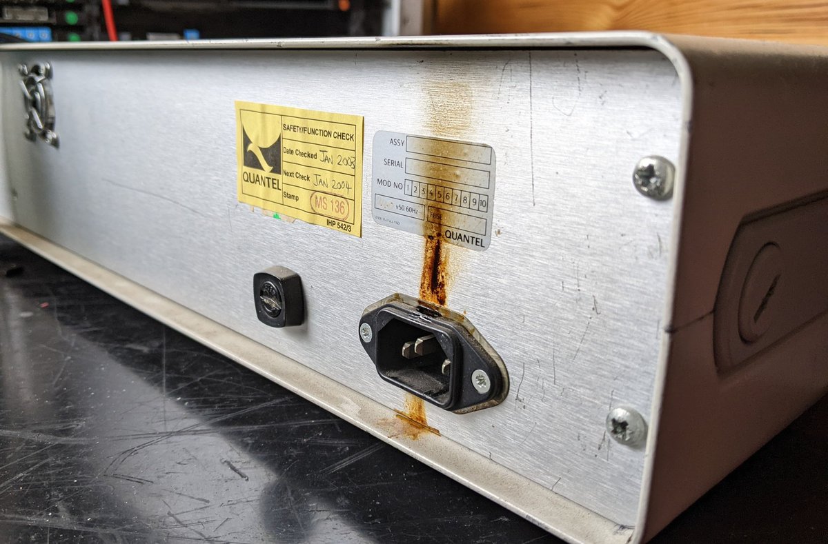 DextersTechLab's tweet image. I now have ex-Schaffner skids all over my #quantel ⚡💥🤬